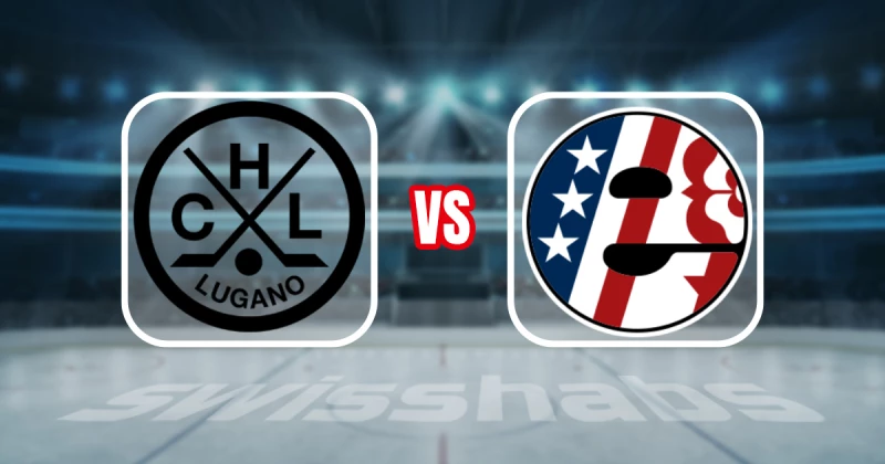 Formation des équipes et joueurs indisponibles pour le match HC Lugano vs SC Rapperswil-Jona Lakers