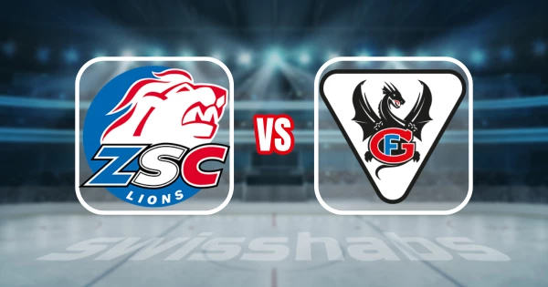 Formation des équipes et joueurs indisponibles pour le match ZSC Lions vs Fribourg-Gottéron