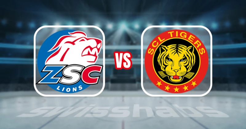 Formation des équipes et joueurs indisponibles pour le match ZSC Lions vs SCL Tigers
