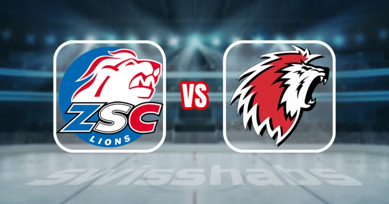 Formation des équipes et joueurs indisponibles pour le match ZSC Lions vs Lausanne HC