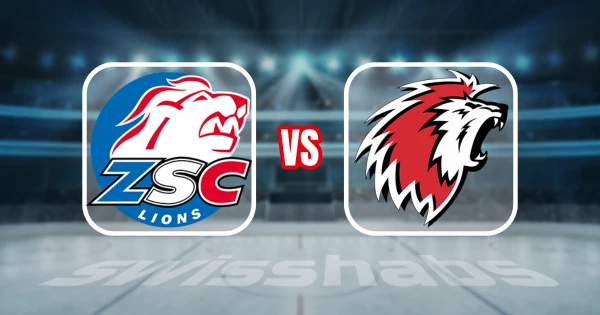 Formation des équipes et joueurs indisponibles pour le match ZSC Lions vs Lausanne HC
