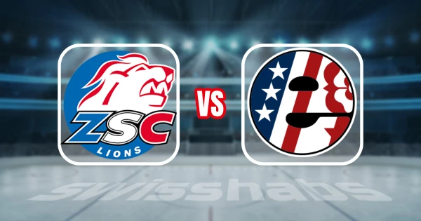 Formation des équipes et joueurs indisponibles pour le match ZSC Lions vs SC Rapperswil-Jona Lakers
