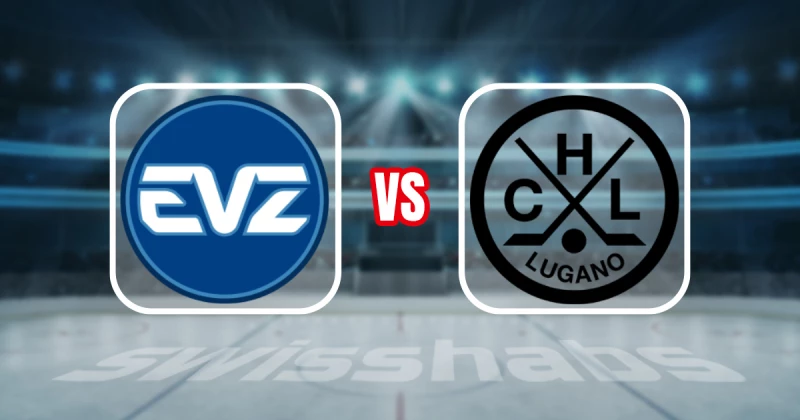 Formation des équipes et joueurs indisponibles pour le match EV Zug vs HC Lugano