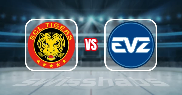 Formation des équipes et joueurs indisponibles pour le match SCL Tigers vs EV Zug