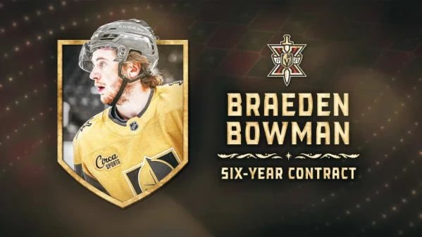 Les Golden Knights prolongent Braeden Bowman pour six ans