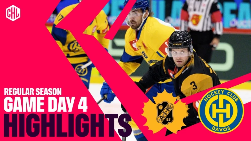 Les images du match Skellefteå vs Davos et réactions