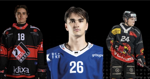 Dreifache Jugendverstärkung für den HC Basel mit Bisig, Guignard und Serkins