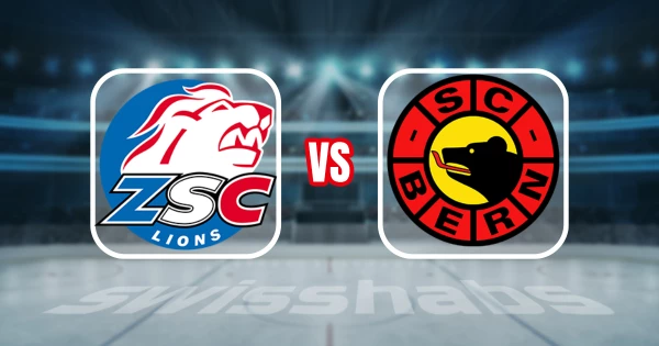 Formation des équipes et joueurs indisponibles pour le match ZSC Lions vs SC Bern