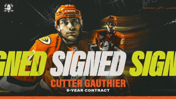 Cutter Gauthier lie son avenir aux Ducks d'Anaheim pour six saisons