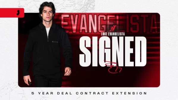Gros investissement des Devils : 36,25 millions de dollars sur cinq ans pour Luke Evangelista