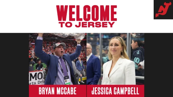Verstärkte Entwicklungsstruktur bei den New Jersey Devils: Bryan McCabe und Jessica Campbell stossen zu den Devils