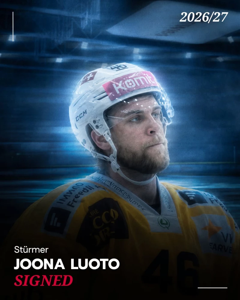 Le EHC Kloten engage l'attaquant Joona Luoto avec effet immédiat