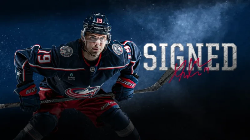 Adam Fantilli s'engage à long terme avec les Blue Jackets de Columbus