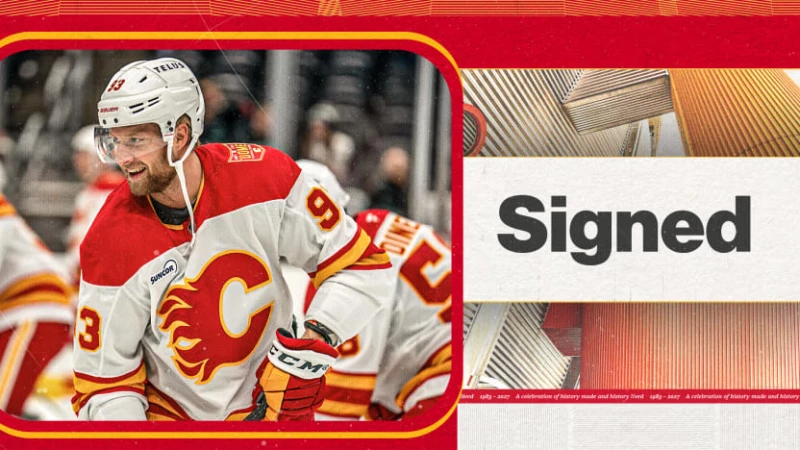 De l'essai au contrat : Alex Nylander s'engage pour un an avec les Flames de Calgary