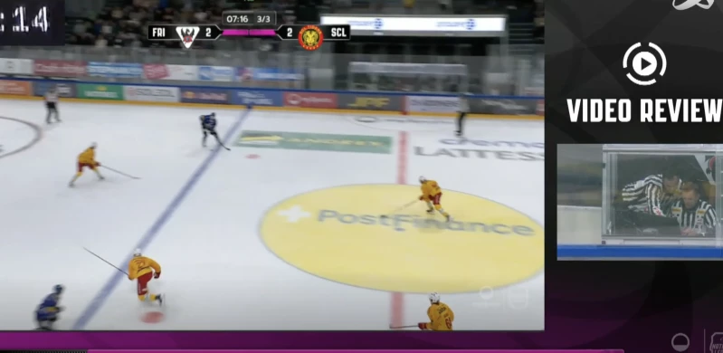 La vidéo fait encore défaut sur un but contesté de Gottéron face à Langnau