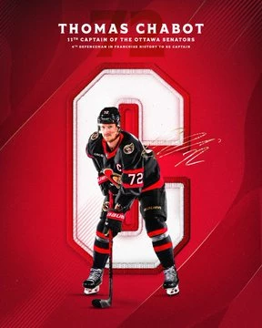 Das «C» für Thomas Chabot: Verteidiger aus Québec zum 11. Captain der Ottawa Senators ernannt
