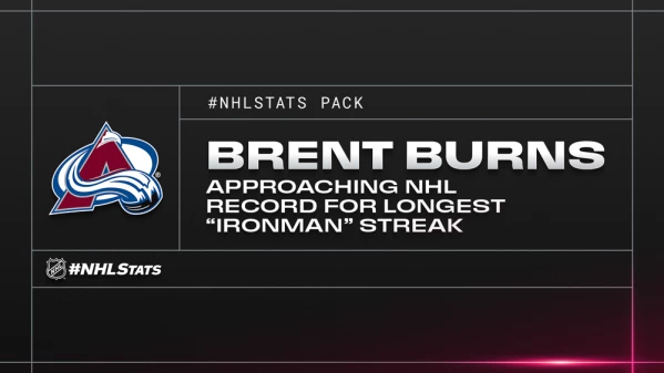 Brent Burns s'approche du record de la LNH pour la plus longue séquence de matchs consécutifs