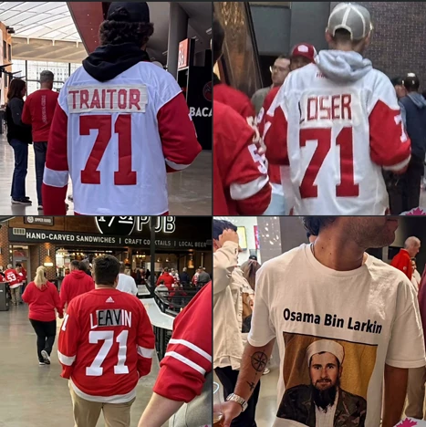 Accueil glacial à Detroit où Dylan Larkin se fait copieusement huer par ses propres fans