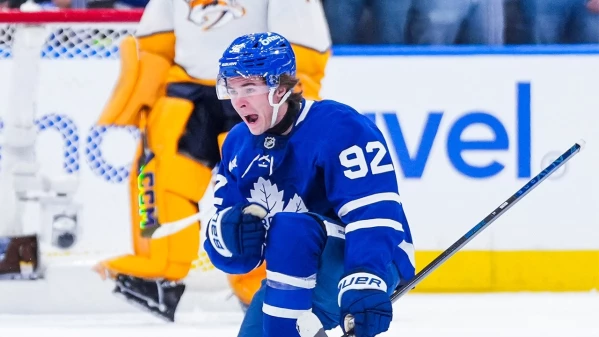 Gavin McKenna marque son premier but en NHL