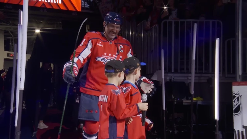 Emotionaler Moment in Washington beim letzten Eröffnungsspiel von Alexander Ovechkin