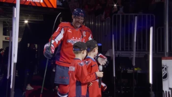 Emotionaler Moment in Washington beim letzten Eröffnungsspiel von Alexander Ovechkin