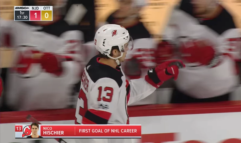 Les premiers buts en NHL des premiers choix de draft depuis 2000