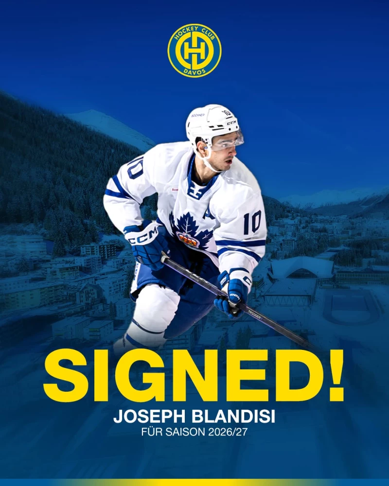 Piste Kurashev au HC Davos : l'arrivée de Blandisi clôt le dossier