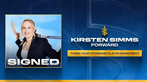 Erster Draft-Pick der Sceptres: Kirsten Simms wird Profi