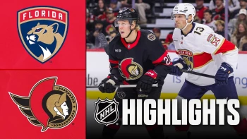 NHL : Lourde défaite pour Florida à Ottawa, soirée compliquée pour Akira Schmid
