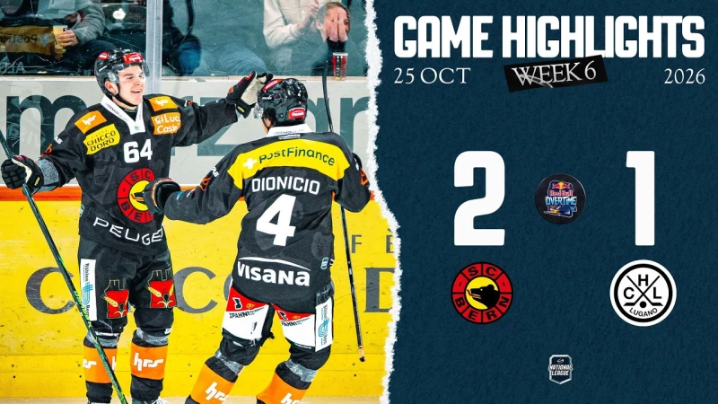 Zusammenfassung des Spiels Bern vs. Lugano