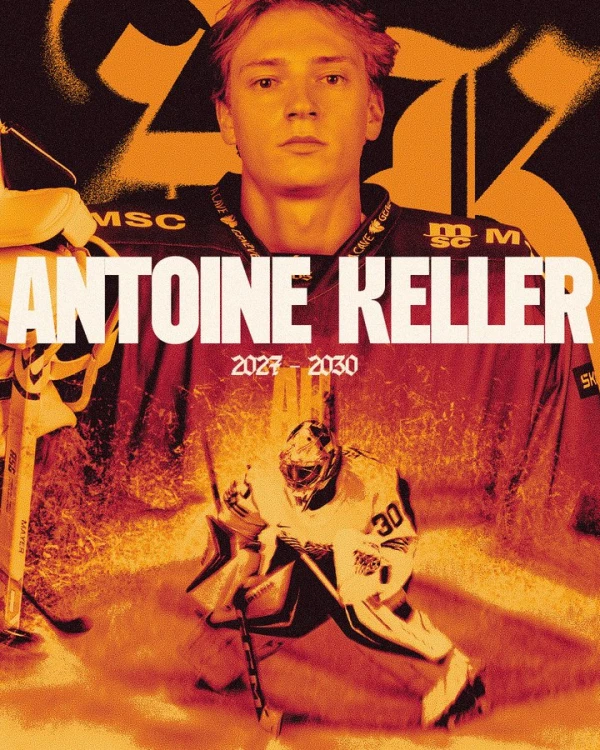 Antoine Keller kehrt für drei Saisons zu Genève-Servette zurück