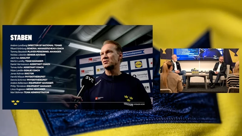 Tre Kronor : Cinq joueurs de National League retenus par Rikard Grönborg