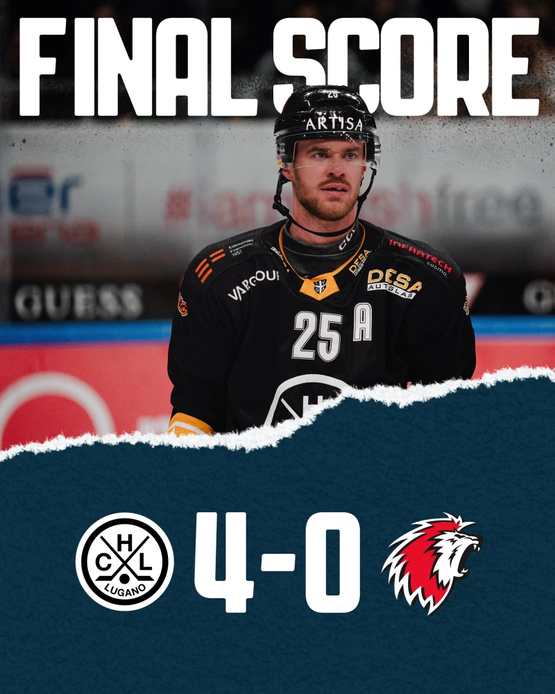 Les images de la nette victoire de Lugano sur Lausanne